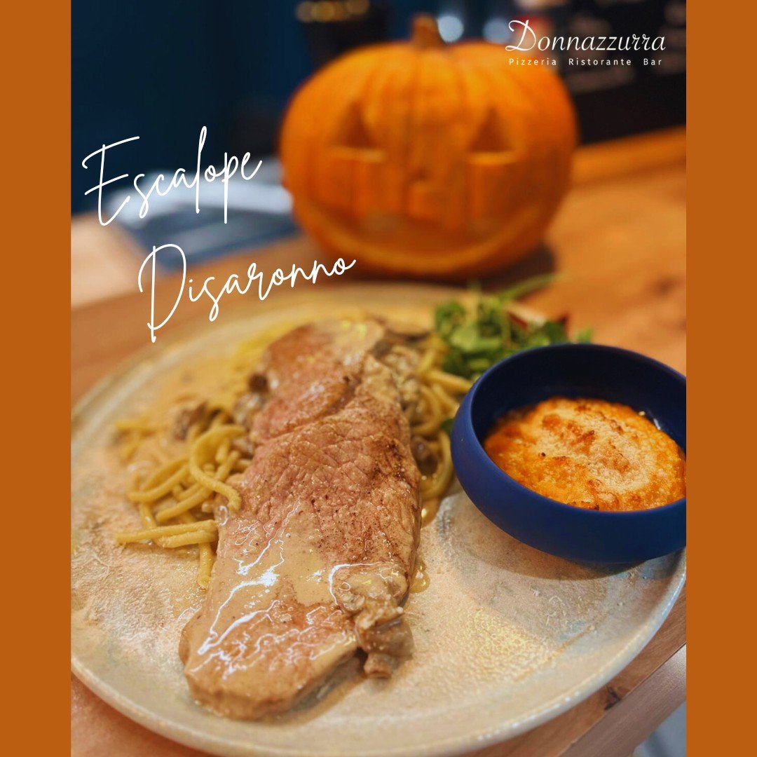🍂 Suggestion du moment chez Donnazzurra 🍂

Découvrez notre Escalope Disaronno — une escalope tendre nappée d’une crème aux champignons, accompagnée d’une purée de potimarron fondante et de bucatini al dente.

Un plat à la fois gourmand, réconfortant et plein de douceur, parfait pour se réchauffer en ce début d’automne 🍁

🇮🇹 À savourer pour 17 € dès maintenant dans votre restaurant italien préféré 💛

Donnazzurra
📍Carrefour de la Croisée  85440 Talmont Saint Hilaire
☎️ 02 51 96 70 66

#Donnazzurra #CuisineItalienne #PlatDuMoment #EscalopeDisaronno #AutomneGourmand #ItalianFood  #Bucatini #Potimarron